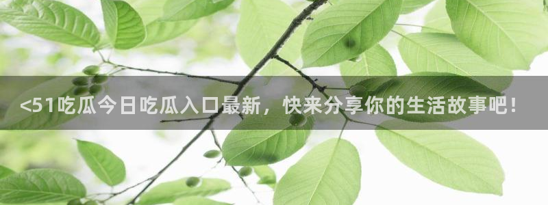 www.黑料：<51吃瓜今日吃瓜入口最新，快来分享你的生活故事吧！