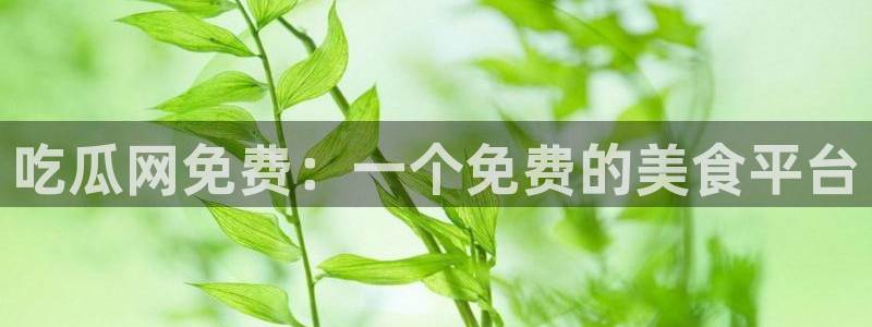 91今日吃瓜热门大瓜：吃瓜网免费：一个免费的美食平台